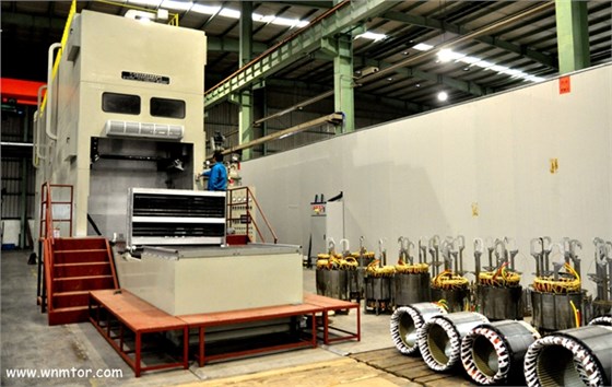 皖南电机控股威能电机公司自动真空连续浸漆机正式投入使用 皖南电机控股威能电机公司自动真空连续浸漆机正式投入使用