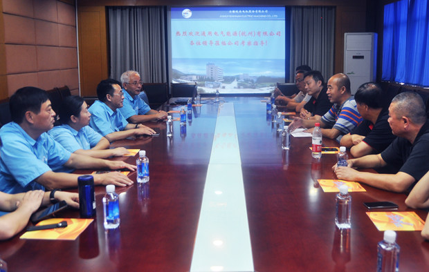 通用电气能源公司来皖南电机参观 通用电气能源公司来皖南电机参观