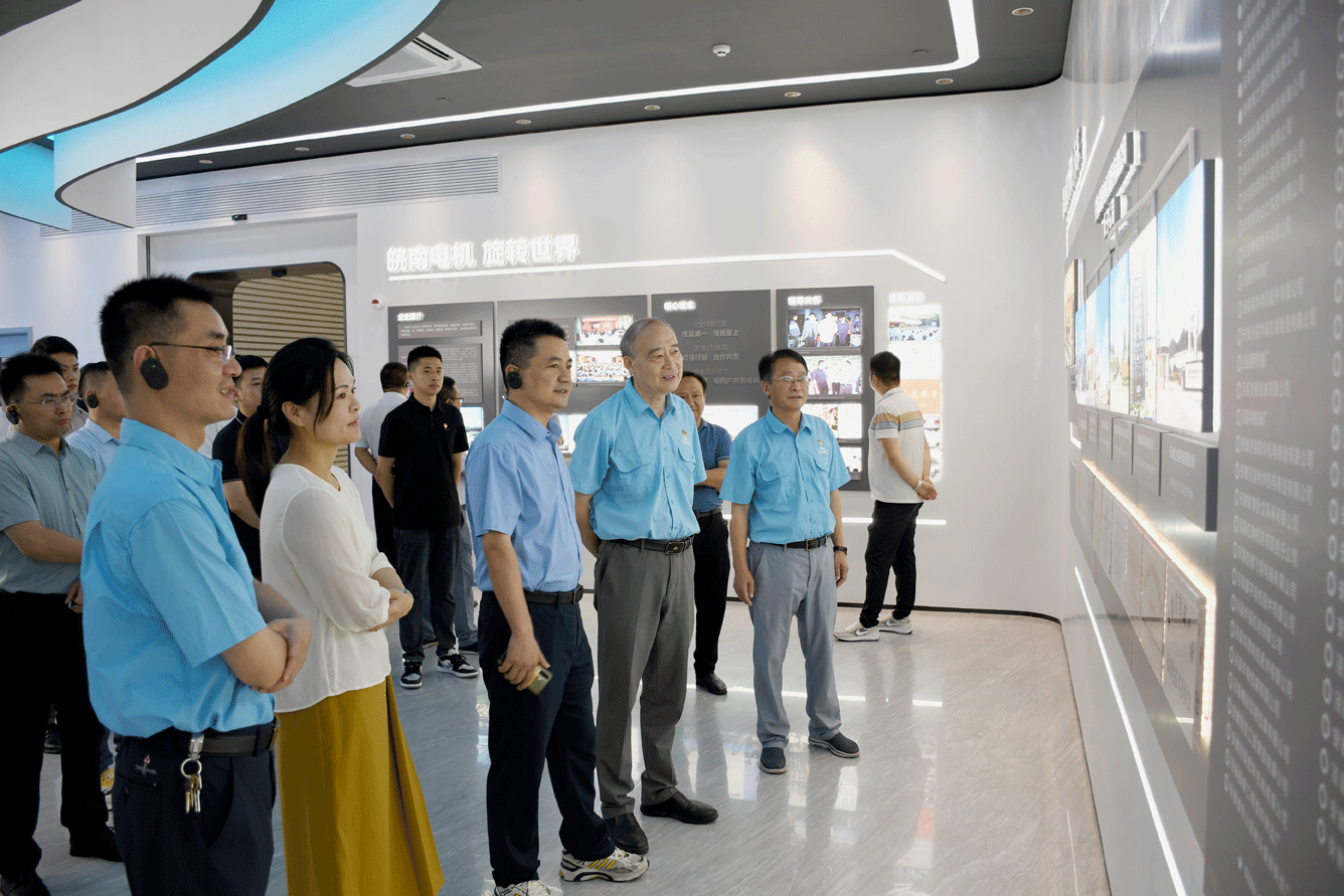 市委组织部来皖南电机调研观摩 市委组织部来皖南电机调研观摩